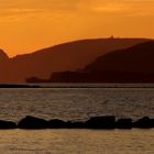 Alghero: Veduta di Capo Caccia al tramonto