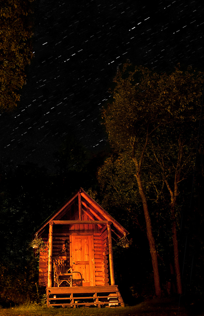 Algonquin Park at night