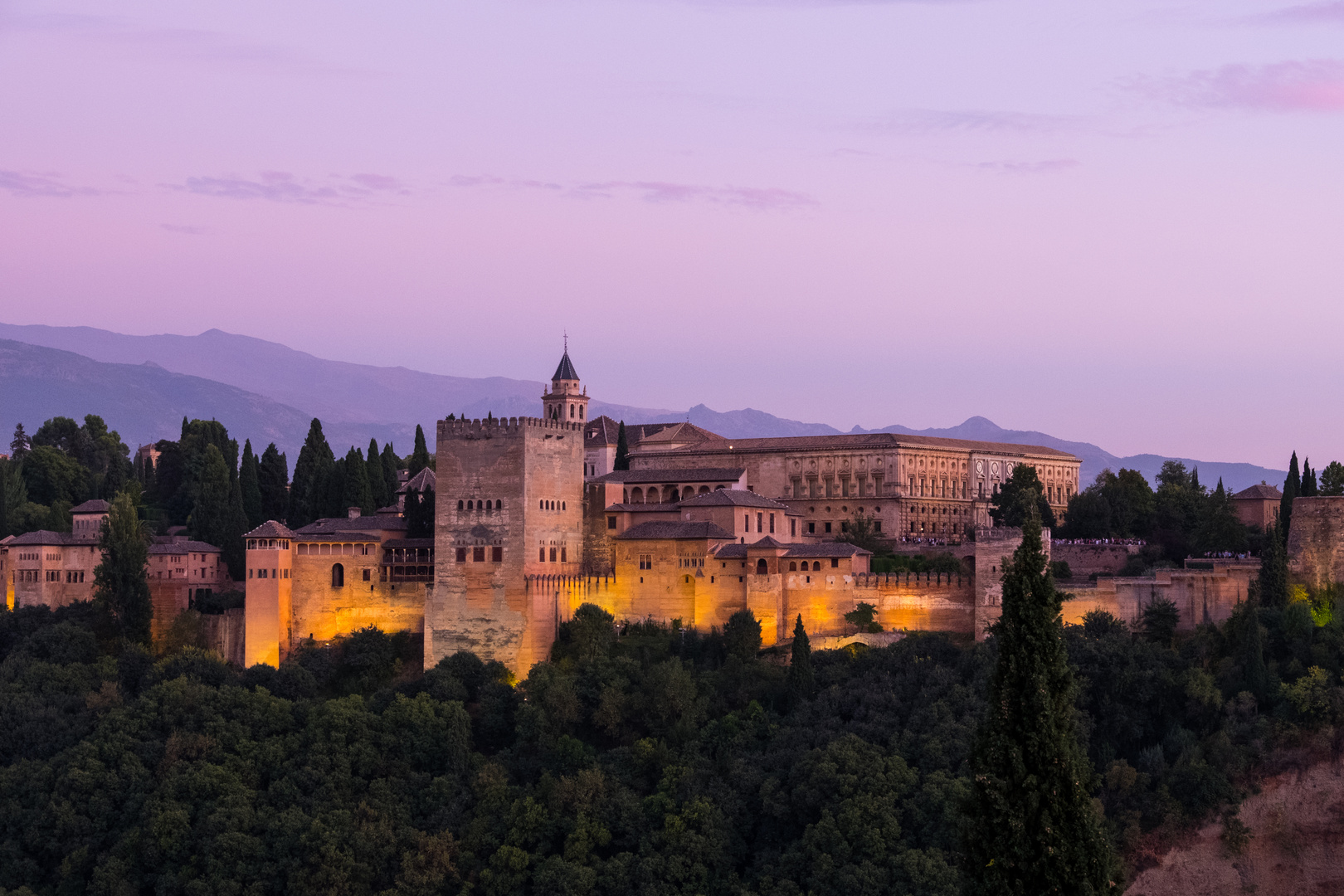 Alhambra am Abend