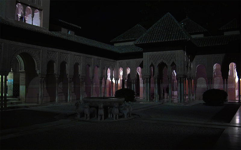 Alhambra bei Nacht 1
