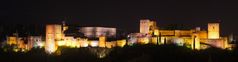 Alhambra bei Nacht