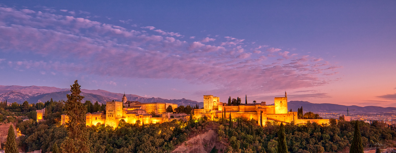 Alhambra blue hour