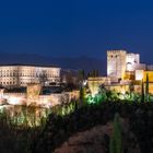 Alhambra in der blauen Stunde