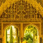 Alhambra - Nasridenpaläste - Blick in den Garten