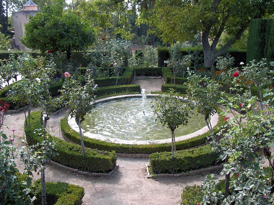 Alhambra-Springbrunnen im Garten Generalife