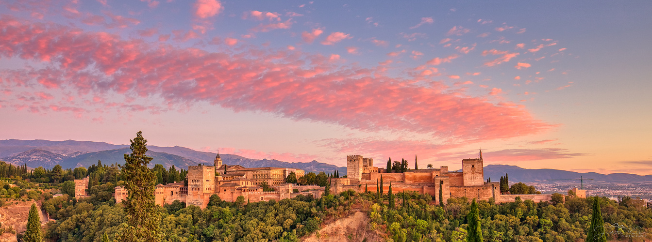 Alhambra sunset