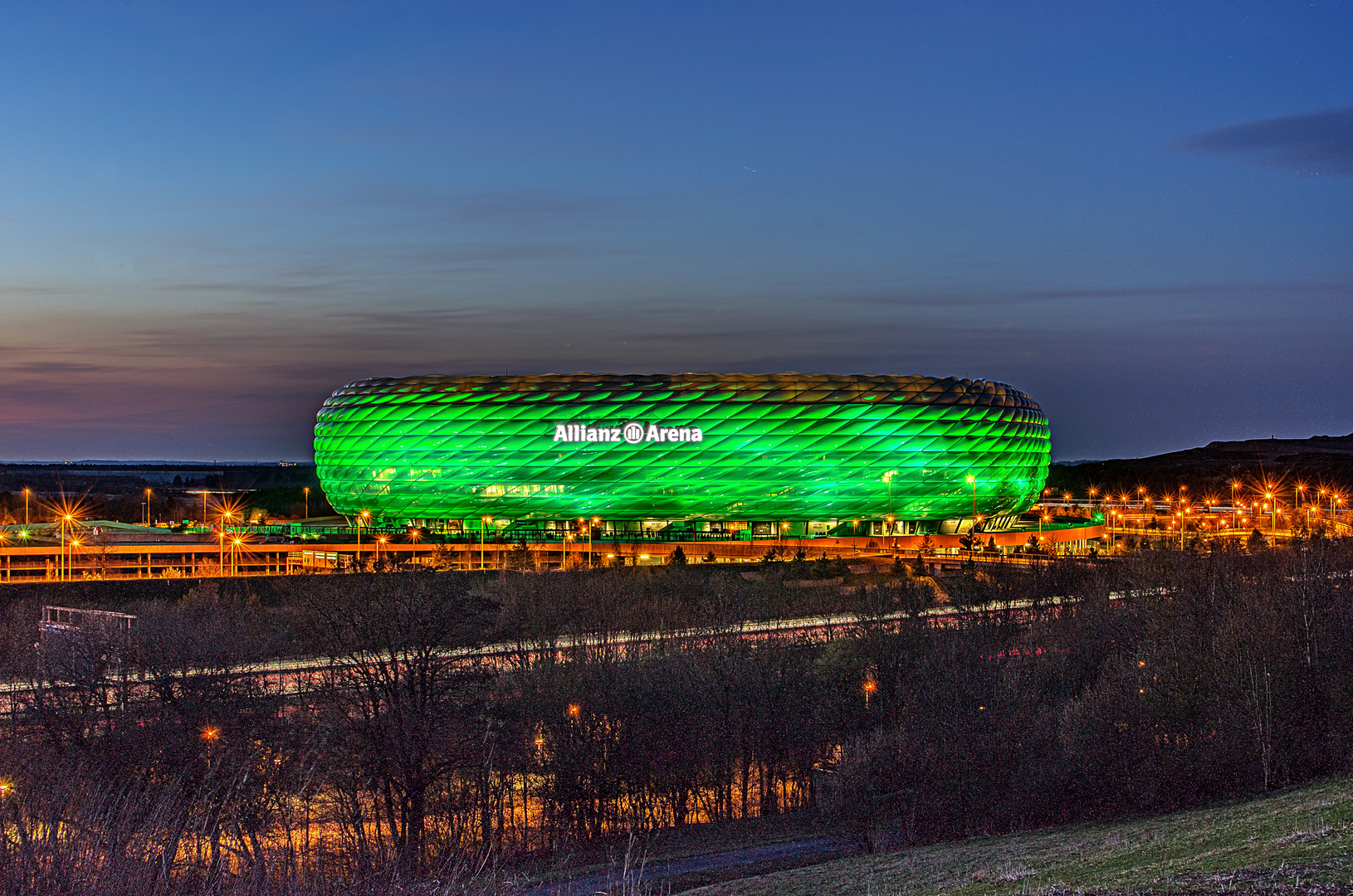 Alianz Arena am St. Patricks Day