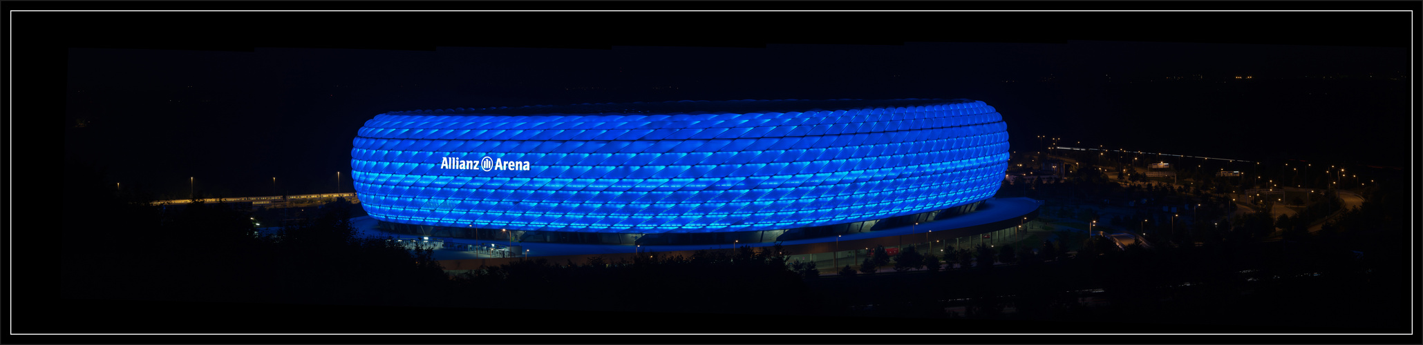 Alianz Arena blau