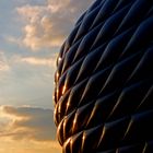 Alianzarena im Sonnenuntergang