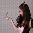 Alice and the Queen of Hearts Roles Reversed