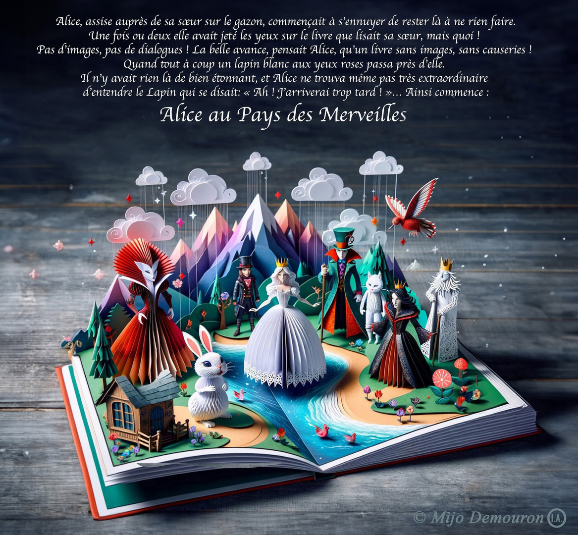 ALICE AU PAYS DES MERVEILLES EN POP-UP