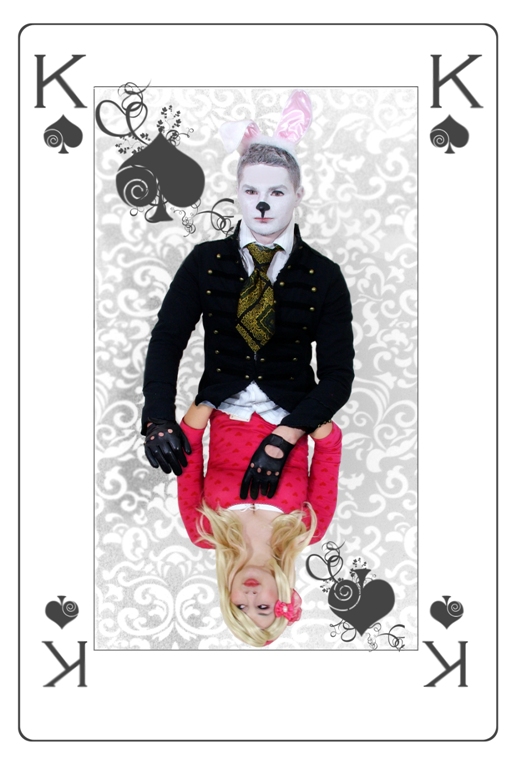 alice in wonderland card