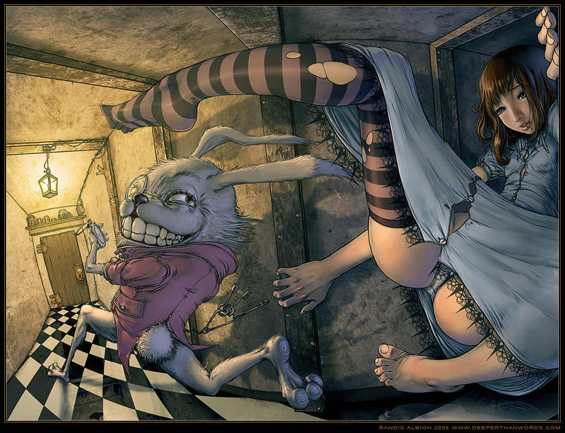 :: Alice in Wonderland - Chapter I - DOWN THE RABBIT HOLE