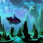 Alien underwater World