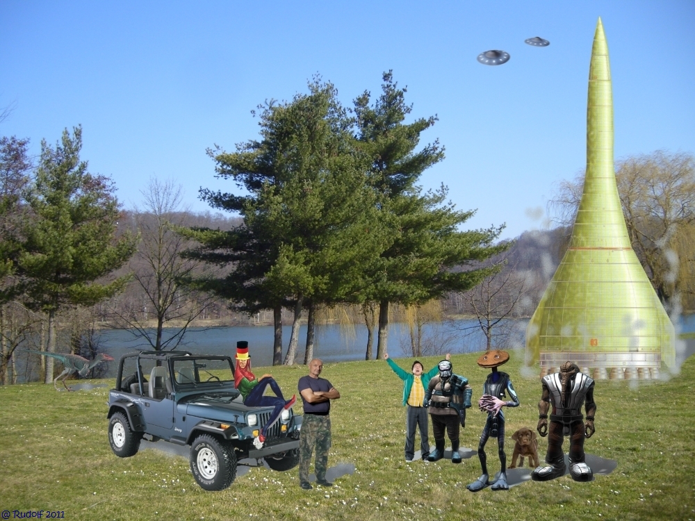 Aliens als Besucher am Vienenburger See