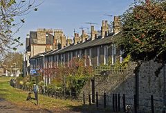 Alignement de maisons  -- Brunswick Gardens, Cambridge  --  Häuserreihe