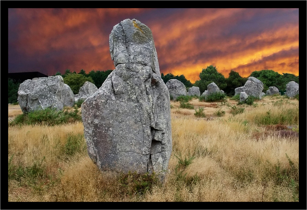 Alignements von Le Ménec in Carnac