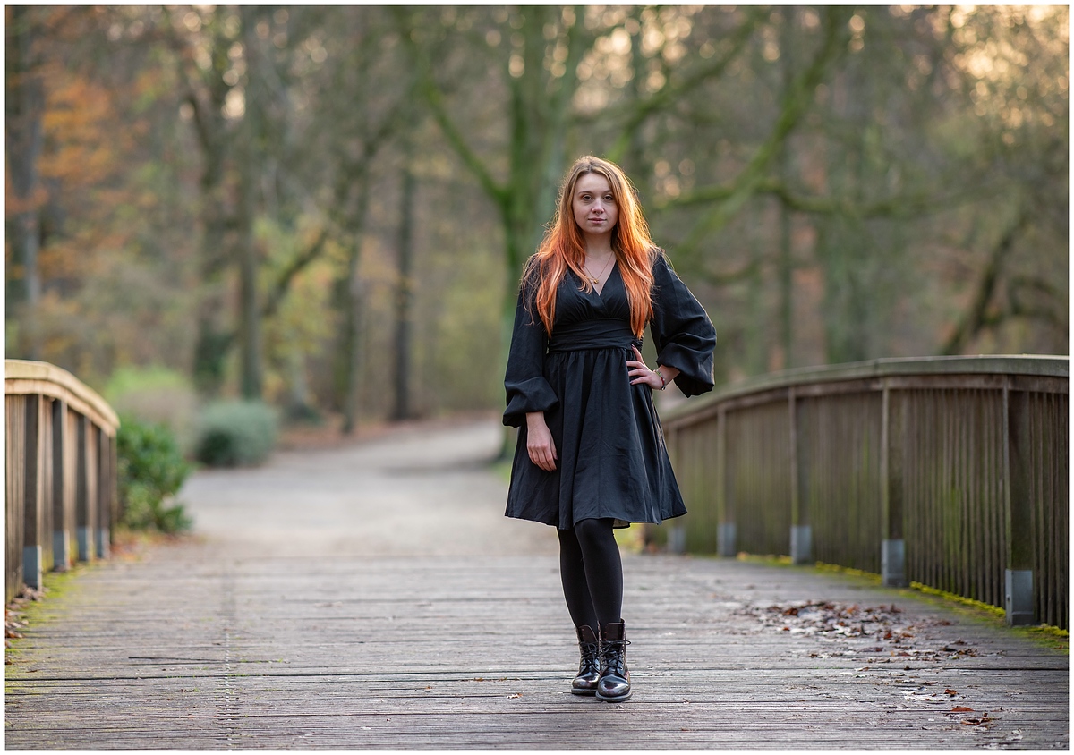 Alina auf der Brücke