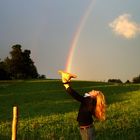 Alina unterm Regenbogen