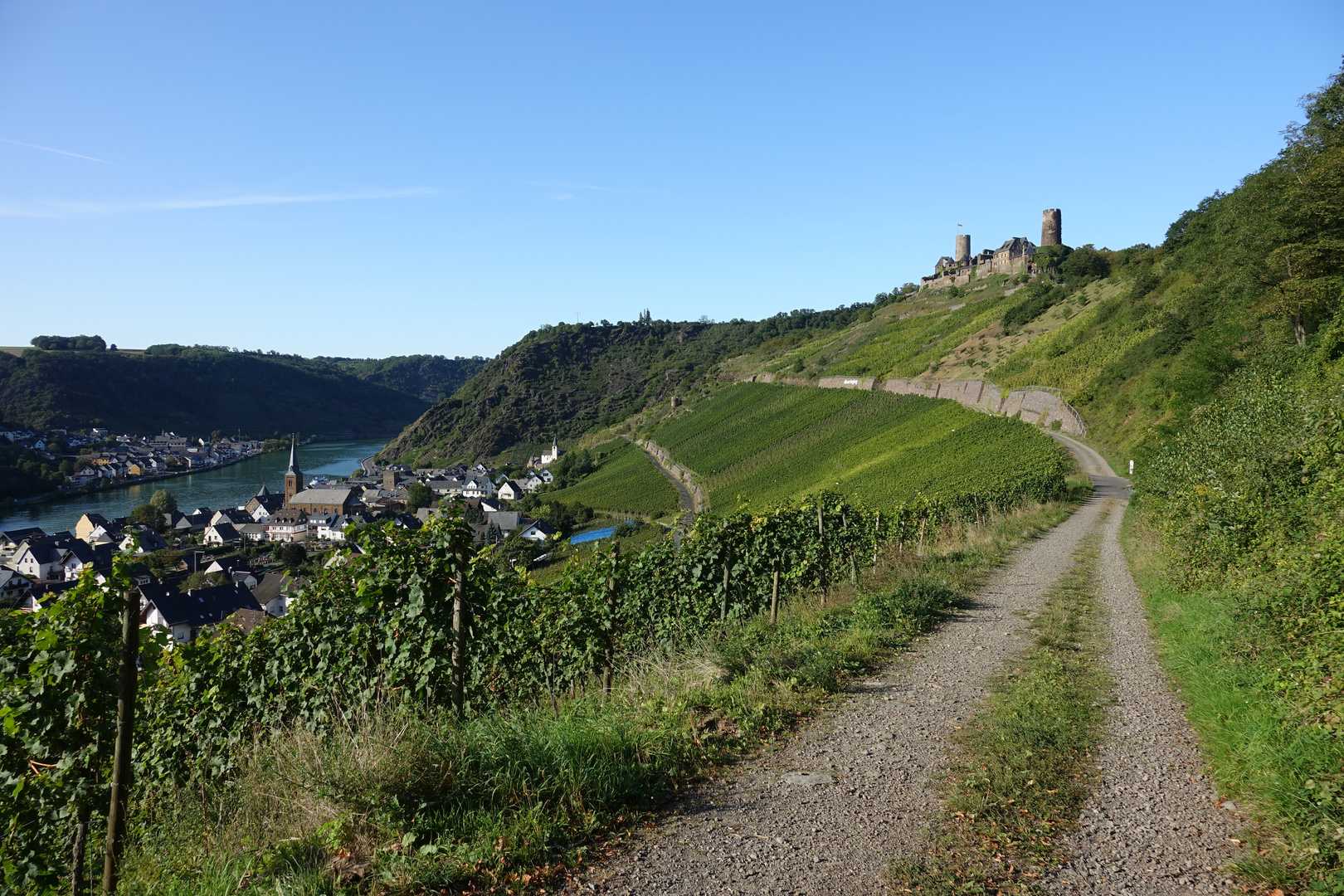 Alken an der Mosel mit Burg Thurant