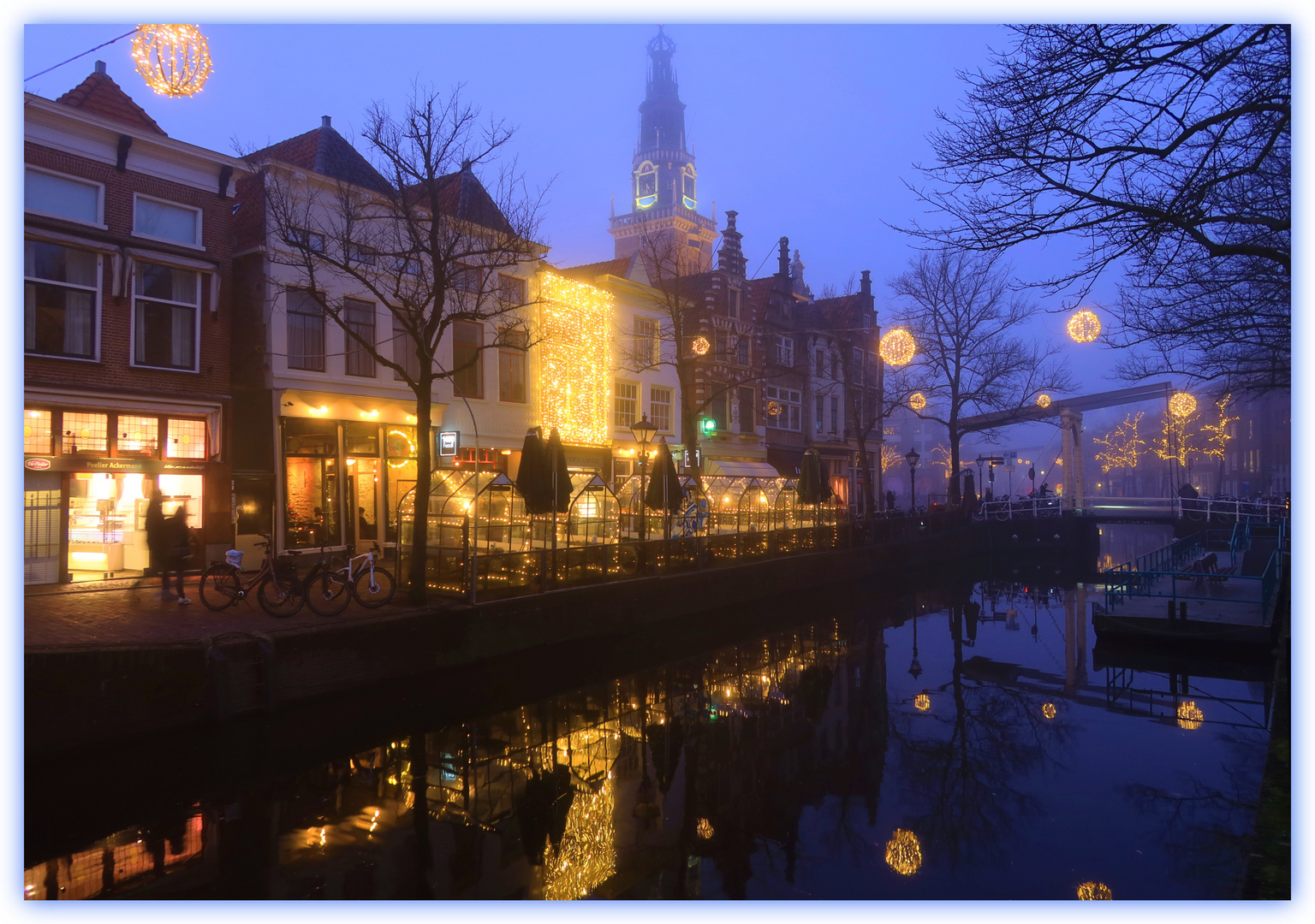 Alkmaar by night