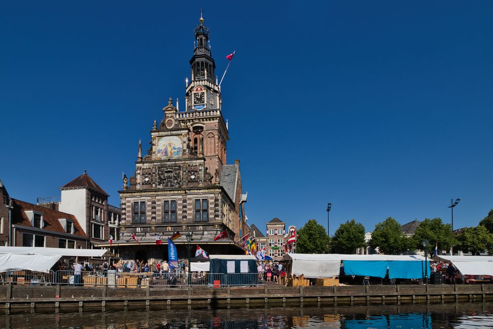 Alkmaar  -Käsemuseum und Marktstände-