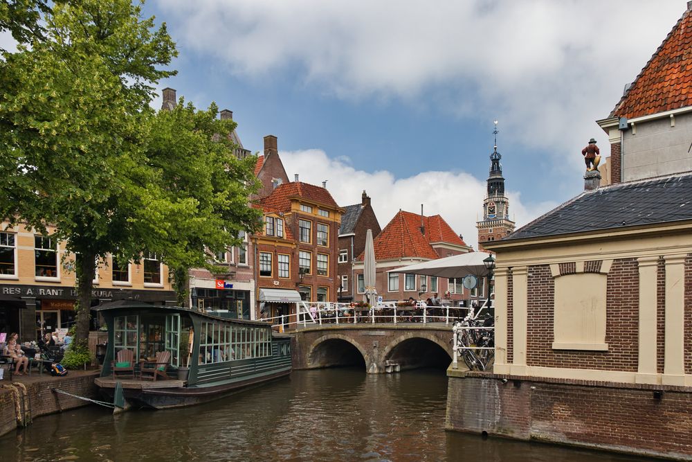 Alkmaar  - Kaffee auf dem Boot-