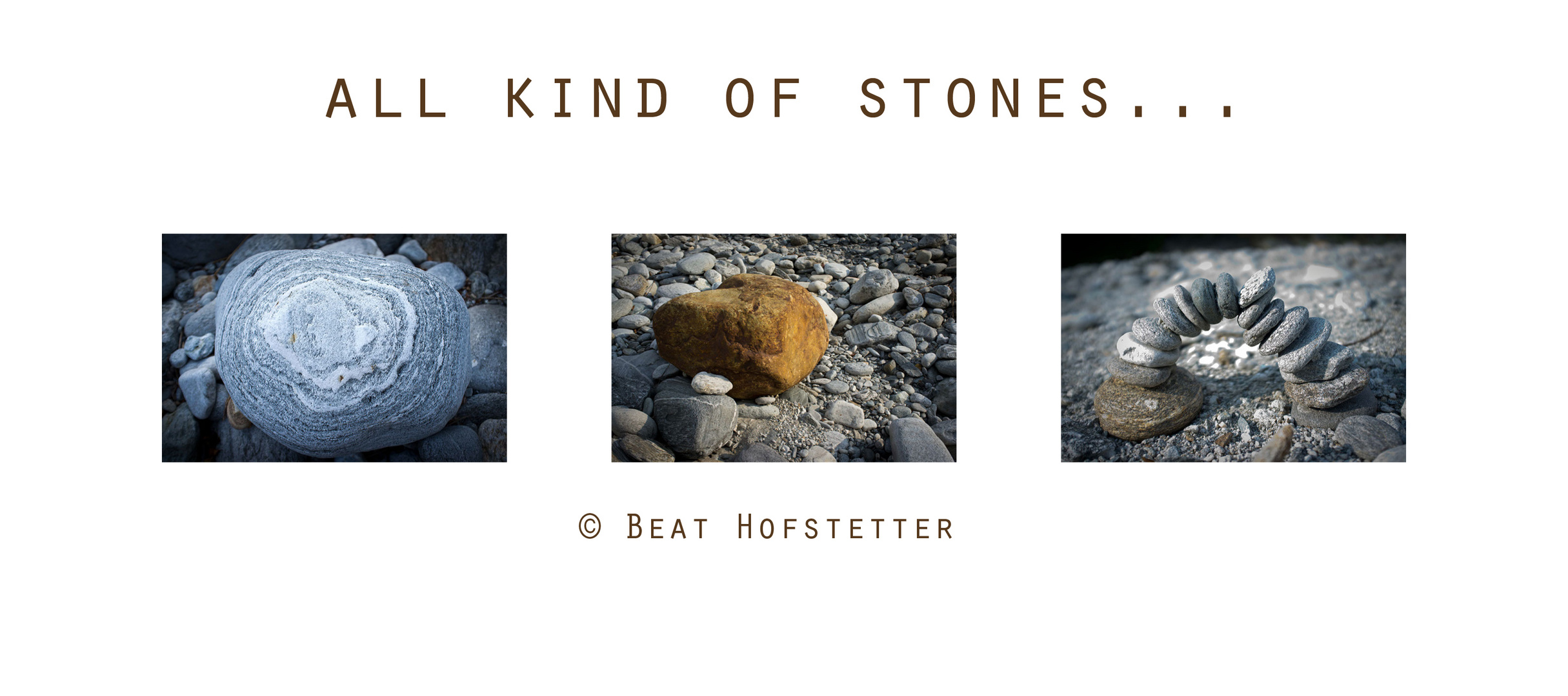 all kind of stones ...