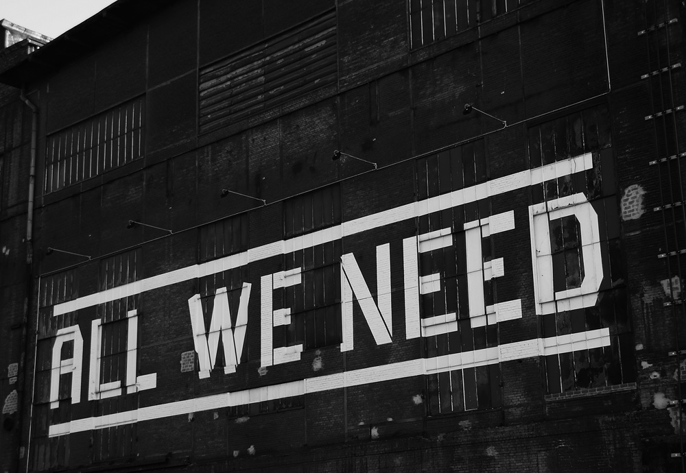 All we need!?