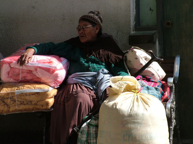 Alla bus station di Oruro