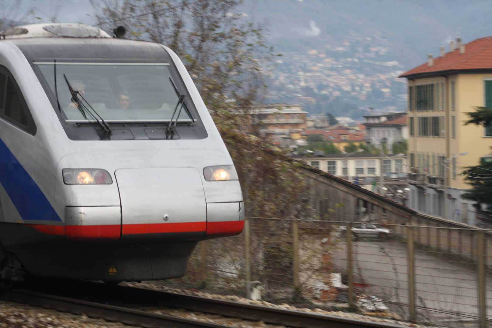 alla guida di un treno