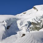 Allalinhorn 4027m , mit dem Anmarsch von der "anderen Seite" aus Richtung Britanniahütte