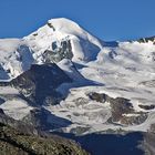 Allalinhorn mit Feejoch und Feechopf , dem Hohlaubgrat und Felskinn  und...