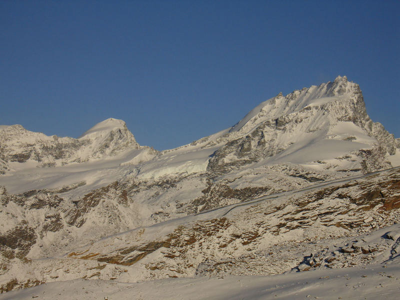 Allalinhorn und Rimpfischhorn