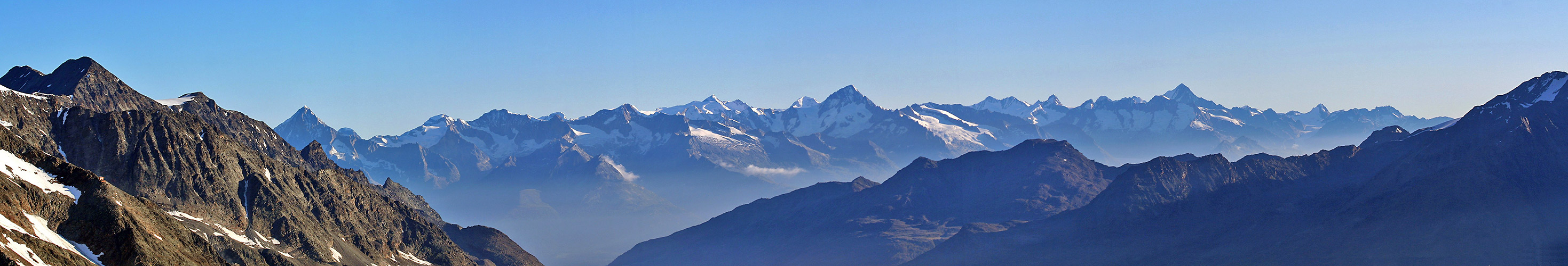 Alle 4000er im BOL  vom 3500m hohen Mittelallalin aus und es gibt noch ware ...