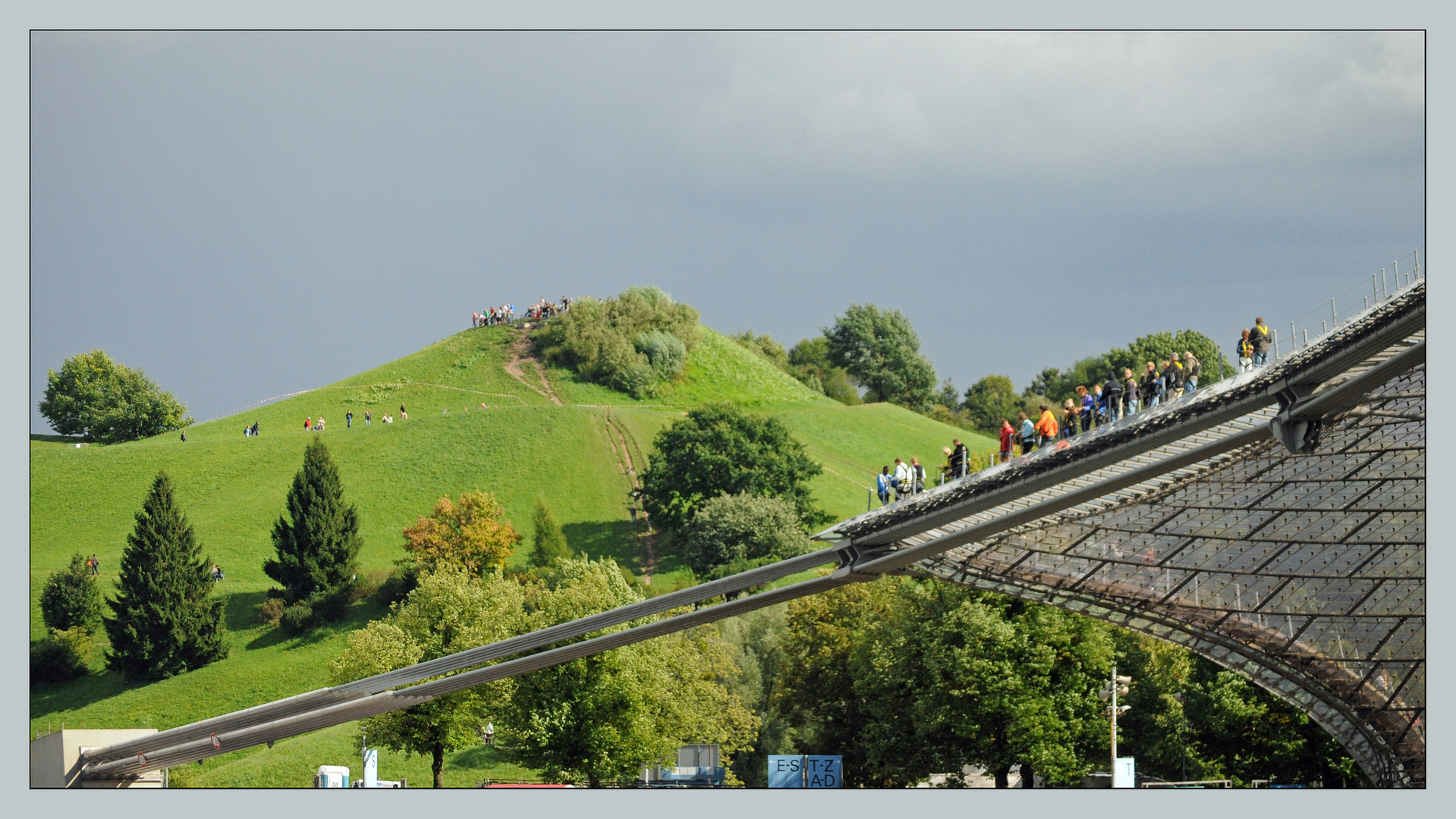 Alle auf´s Dach - im Olympiapark