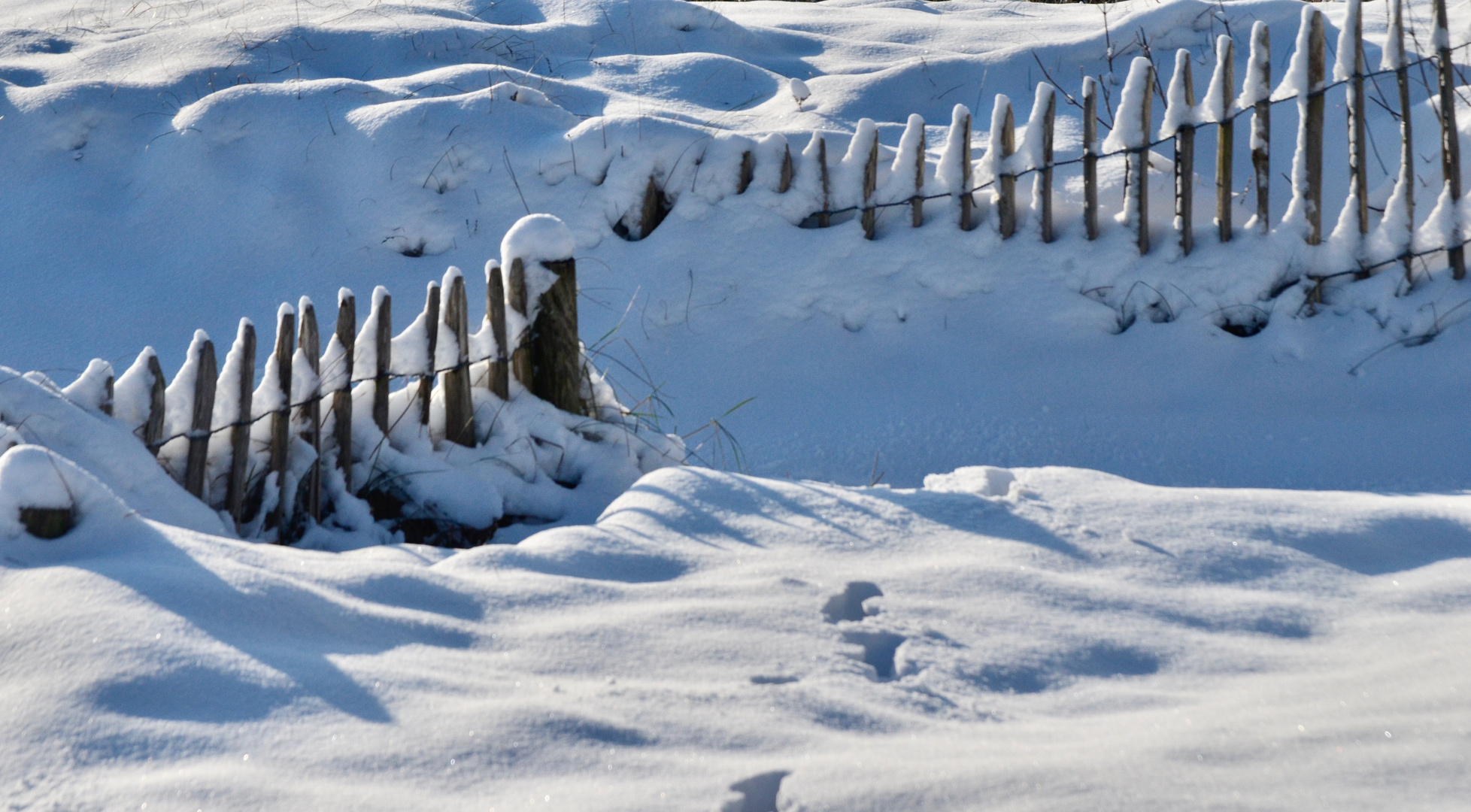 alle zehn Jahre schneit es in der Bretagne