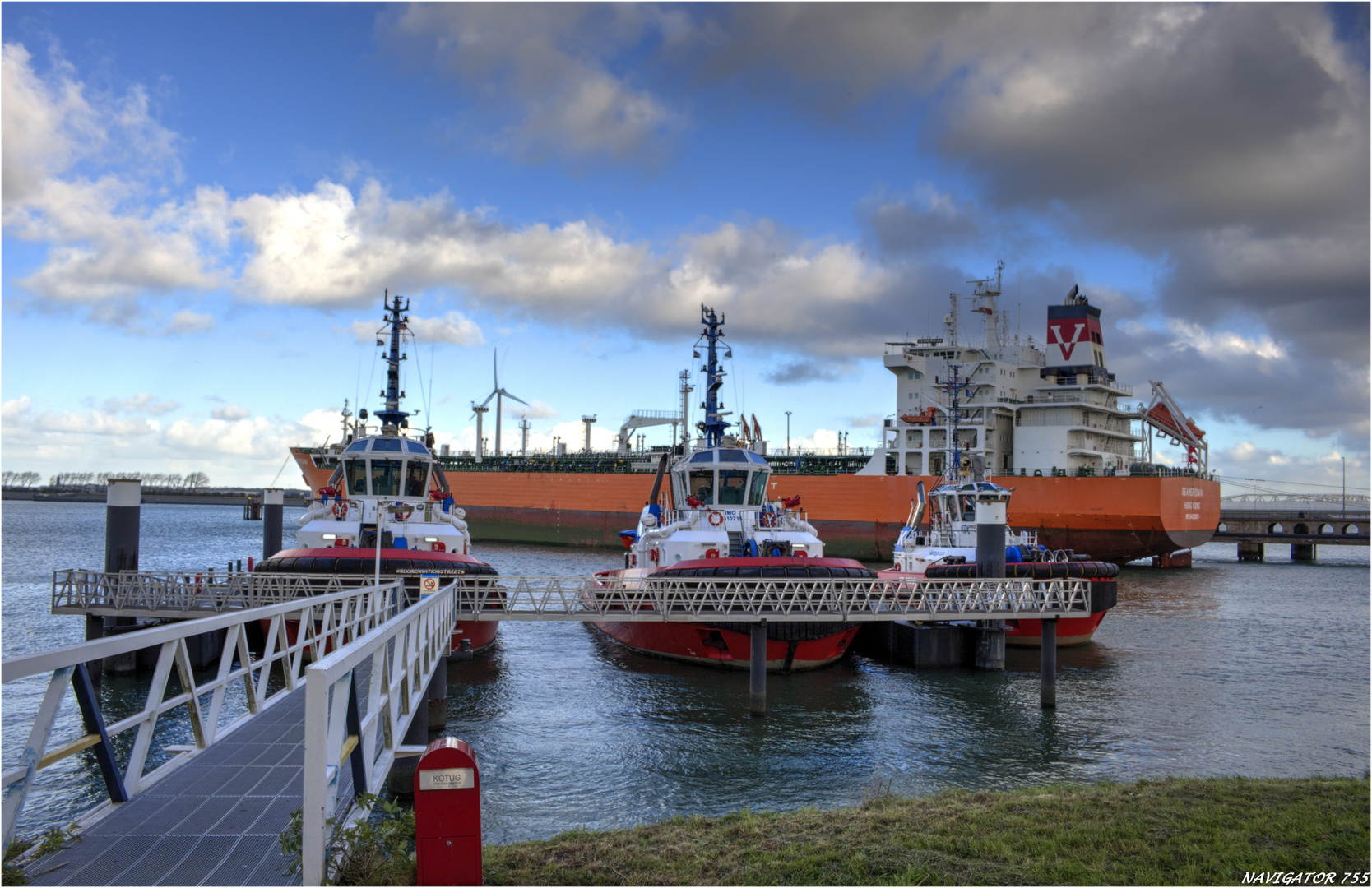 Alle Zeit bereit! / KOTUG Stützpunkt / Calandkanal / Rotterdam