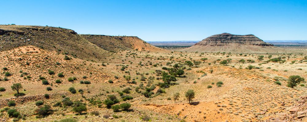 Alleen der Steppe