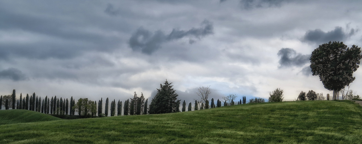 Alleen münden in der blauen Himmelsbucht