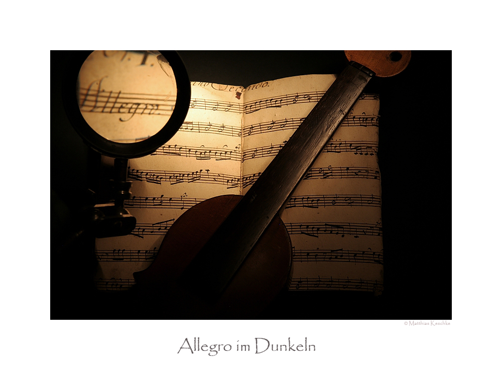Allegro im Dunkeln