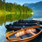 Allein am Bohinj-See