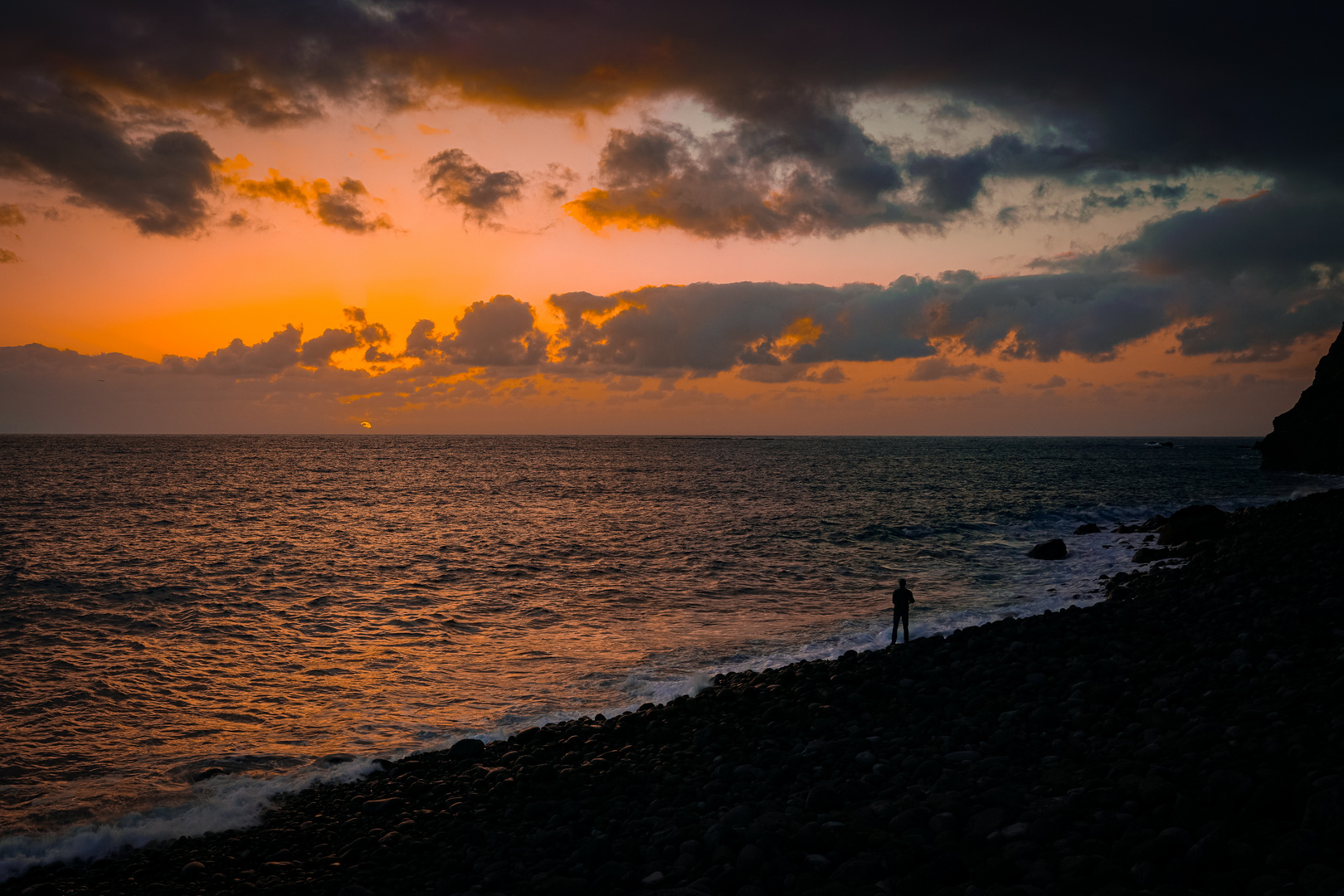 Allein am Meer...