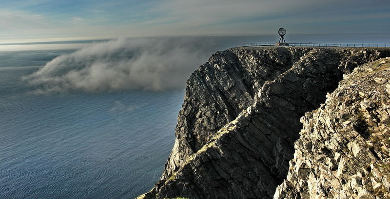 Allein am Nordkapp