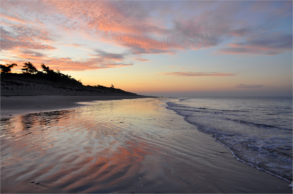 allein am Strand...