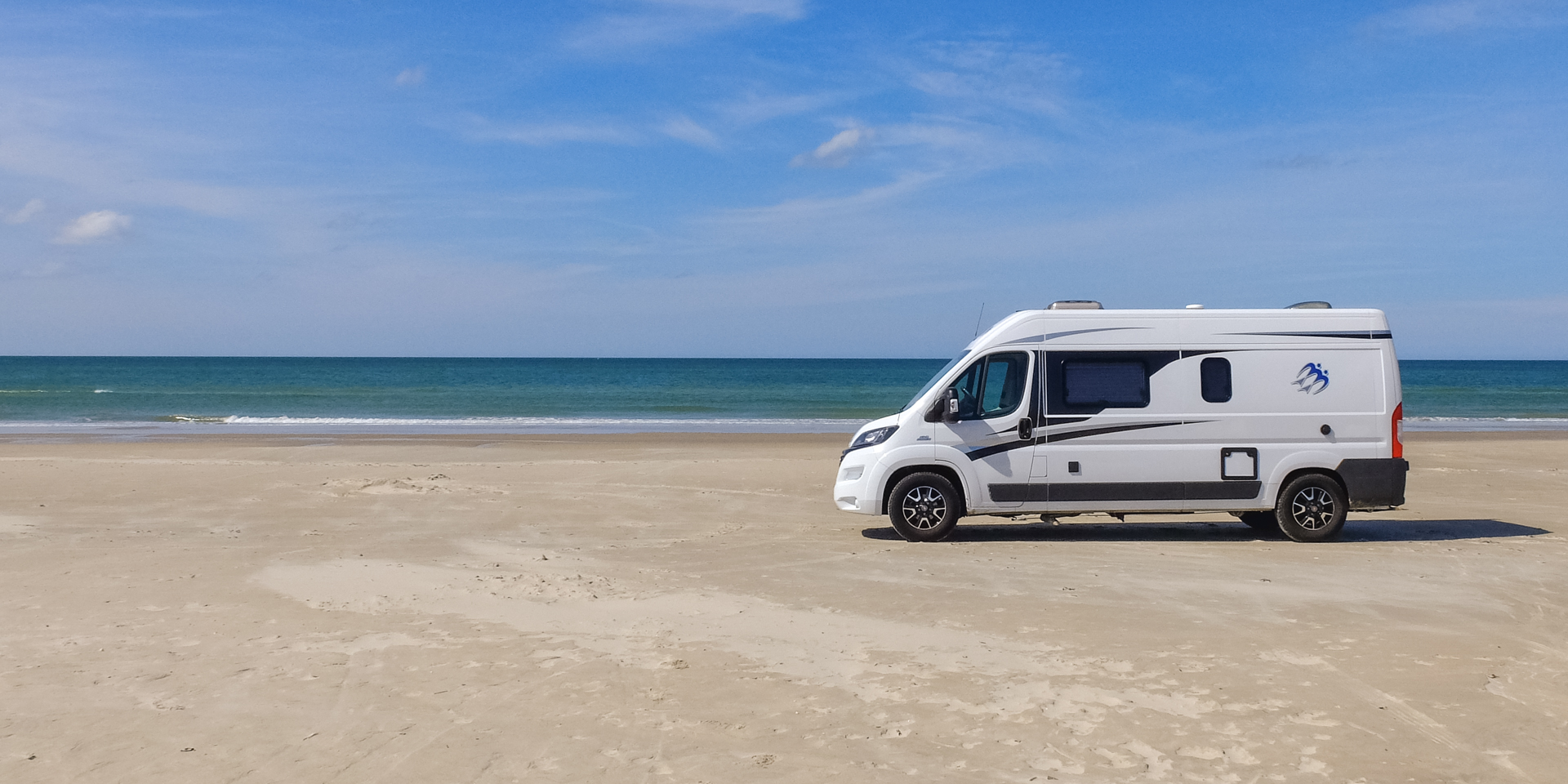 allein am Strand