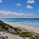 allein am Strand 