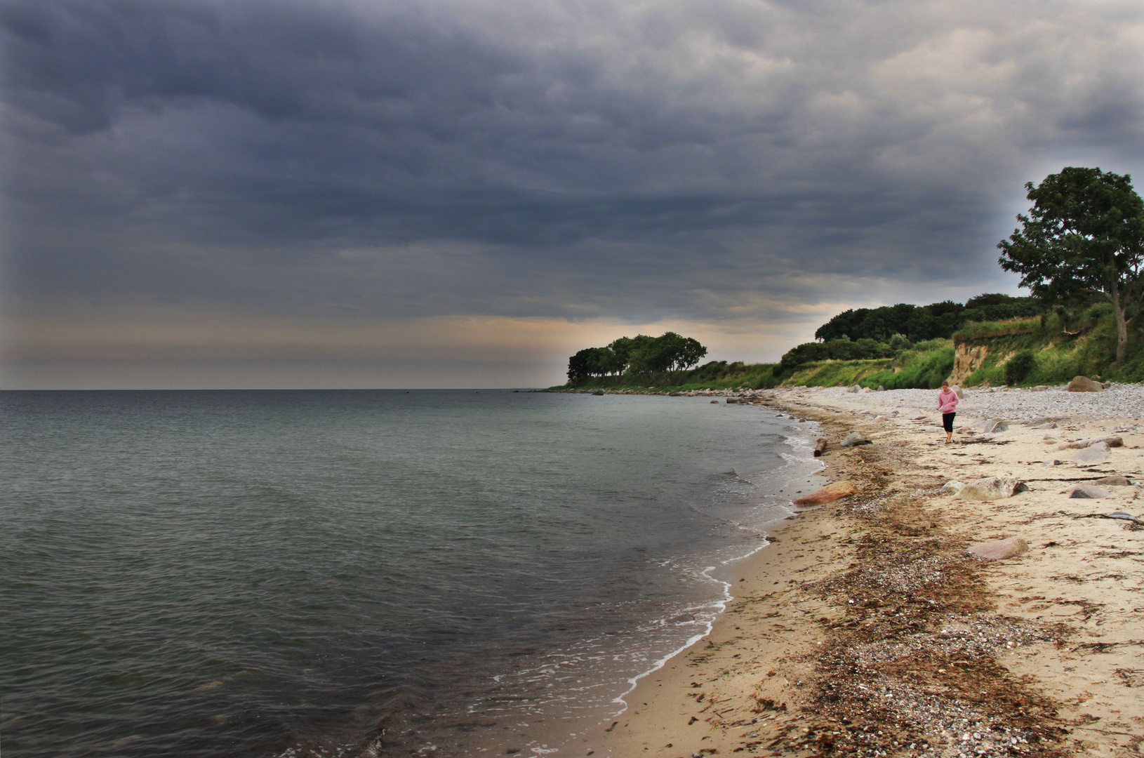 Allein am Strand