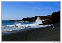 Allein am Strand