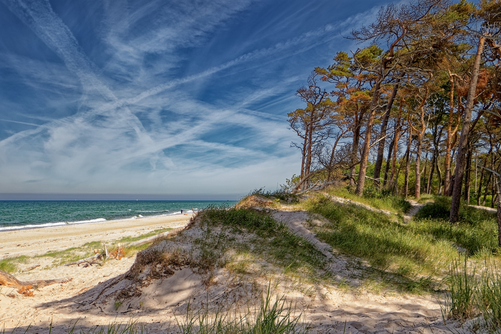 Allein am Strand